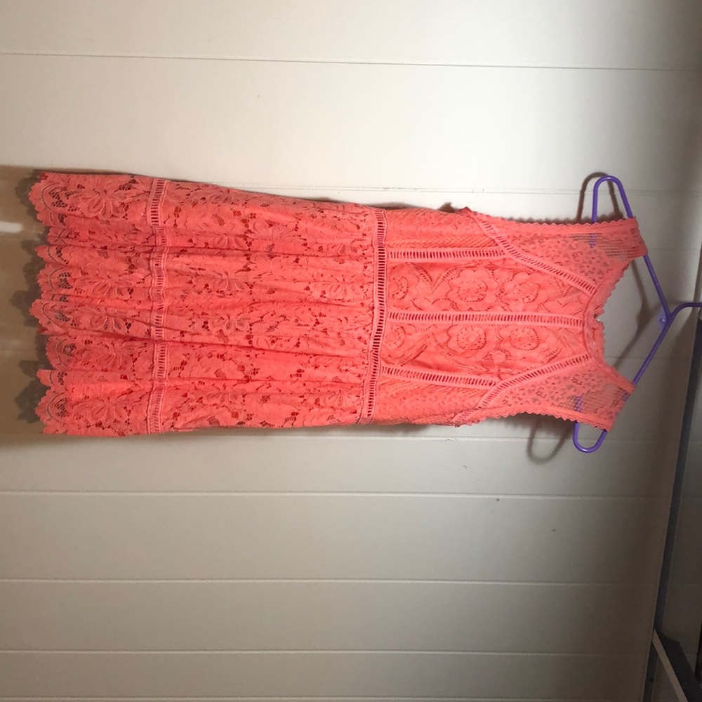 Peach dress